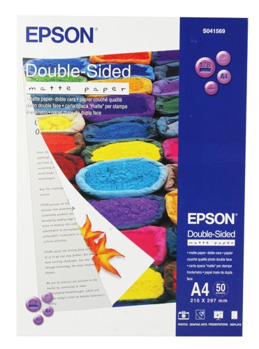 Epson S041569 Double Sided Matte Paper [Pack of 50] alternative image 1