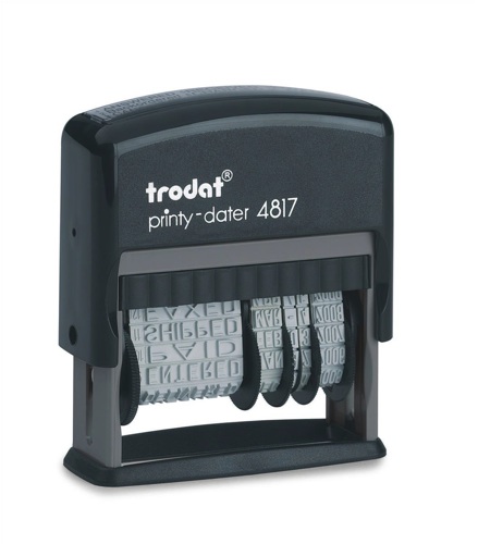 Trodat Printy 4817 Dial-A-Phrase Dater Stamp alternative image 1