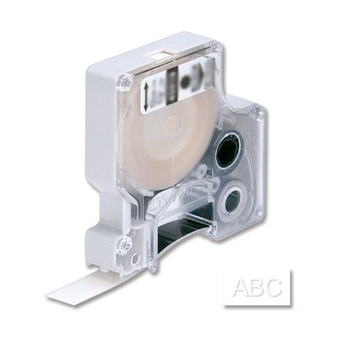 Dymo D1 Labels 12mm White on Clear alternative image 1