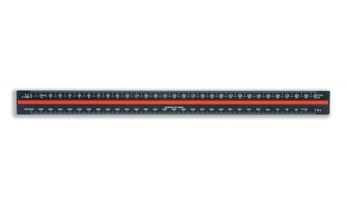 Linex Aluminium Scale Rule 30cm alternative image 1