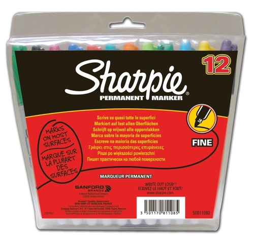 Sharpie Markers Fine Assorted [Pack of 12] alternative image 1