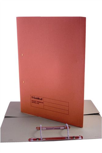 Guildhall Transfer Spring Pocket File Orange [Pack of 25] alternative image 1