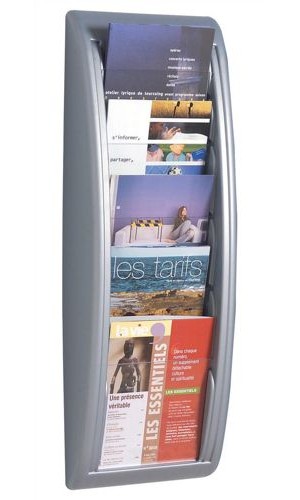 FastPaper Quick Fit Wall Display 5 x A5 Silver alternative image 1