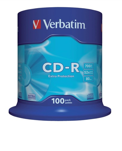 Verbatim CD-R DataLife [Spindle of 100] alternative image 1