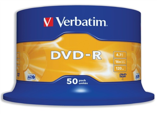 Verbatim DVD-R 16x [Pack of 50] alternative image 1