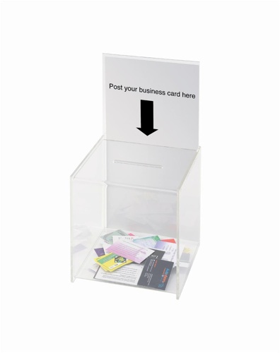 Deflecto Suggestion Box and Sign Holder alternative image 1