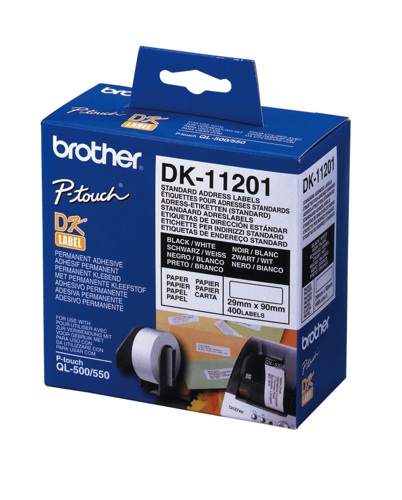 Brother Standard Address Labels 29x90mm [Pack of 400] alternative image 1