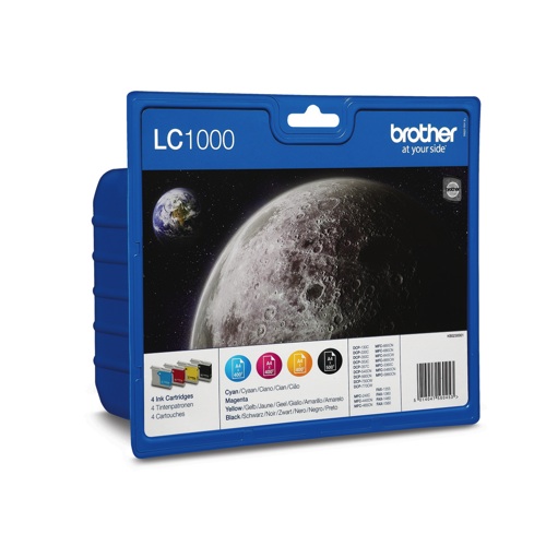 Brother LC1000 Cartridges [Pack of 4] alternative image 1