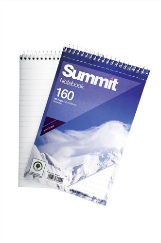 Summit Spiral Notebook 125x200mm 80 Leaf [Pack of 10] alternative image 1