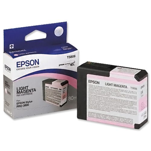 Epson T580600 Light Magenta (80ml) alternative image 1