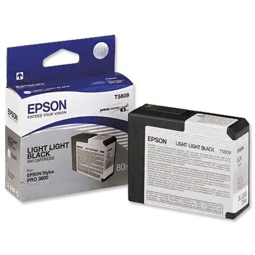 Epson T580900 Light Light Black (80ml) alternative image 1