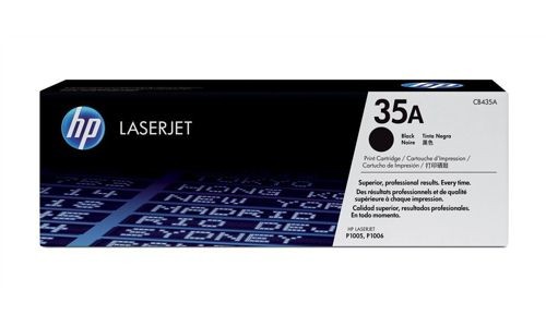 HP CB435A Black Toner Cartridge alternative image 1