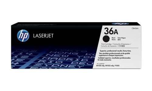 HP CB436A Black Toner Cartridge alternative image 1
