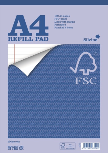 Silvine Everyday Refill Pad [Pack of 5] alternative image 1