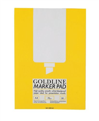Goldline Marker Pad A4 alternative image 1