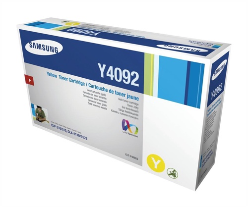 Samsung CLT-Y4092S/ELS Yellow Toner (1K) alternative image 1