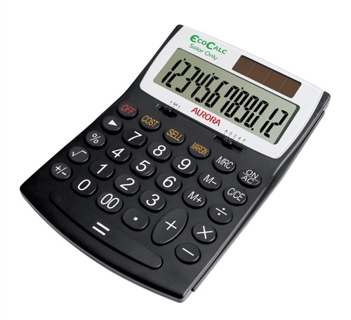 Aurora Ecocalc 12 Digit Desk Calculator EC707 alternative image 1