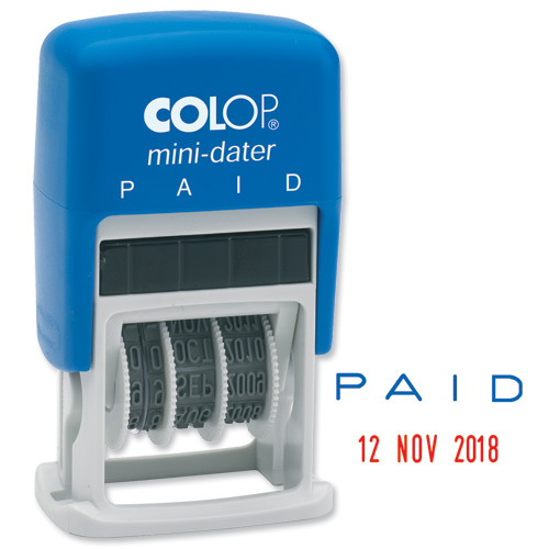 Colop S160 Mini Dater Paid alternative image 1