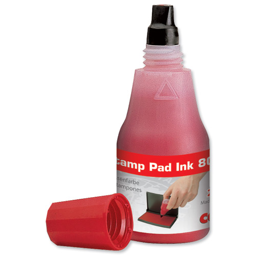 Colop 801 Stamp Pad Ink 25ml Red alternative image 1