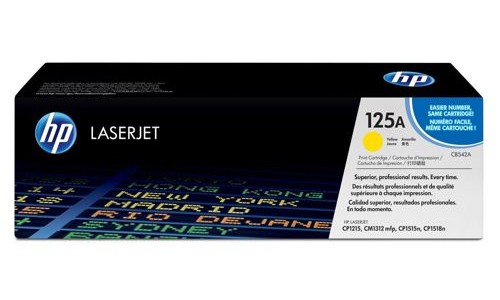 HP CB542A Yellow Toner Cartridge alternative image 1