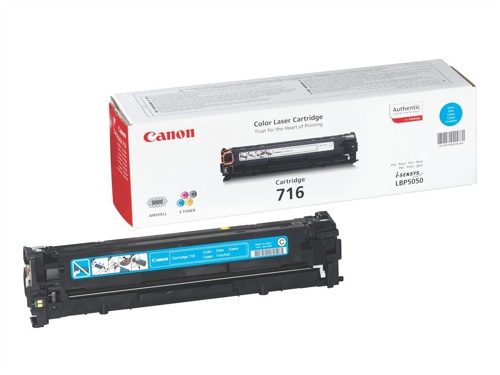 Canon 716 Cyan Toner Cartridge alternative image 1