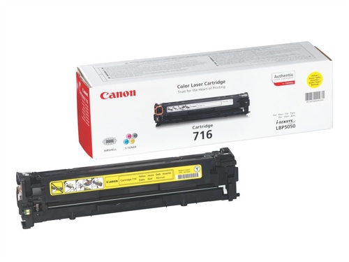 Canon 716 Yellow Toner Cartridge alternative image 1