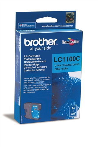 Brother LC1100C Ink Cartridge Cyan alternative image 1
