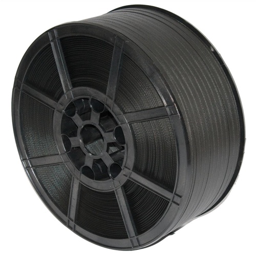 Polypropylene Strapping 12mmx2000m Black alternative image 1