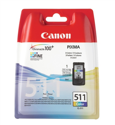 Canon CL511 Colour Ink Cartridge alternative image 1