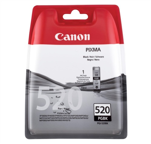 Canon PGI520BK Black Ink Cartridge alternative image 1
