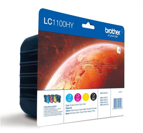 Brother LC1100 Cartridges [Pack of 4] alternative image 1