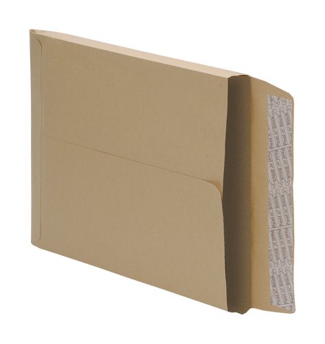 Envelopes Peel and Seal Gusset 25mm 115g Manilla C4 [Pack of 125] alternative image 1