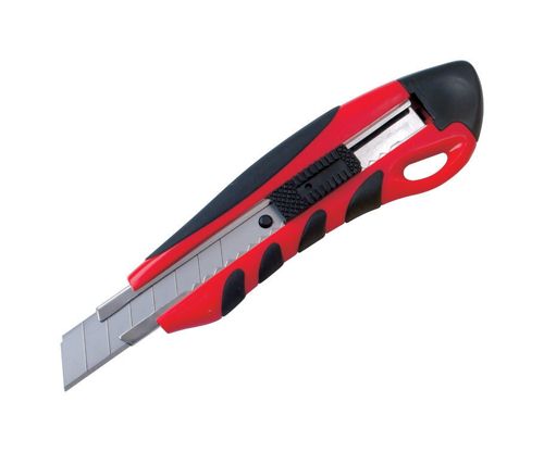 Pacplus Heavy Duty Knife Snap Off Blade 18mm Red - 244141924 alternative image 1