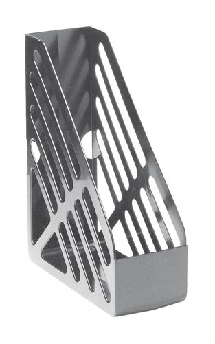 Magazine Rack File Foolscap Grey alternative image 1