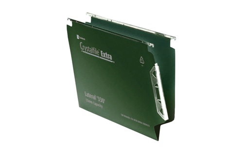 CrystalFile Lateral Files 330mm Green [Pack of 50] alternative image 1